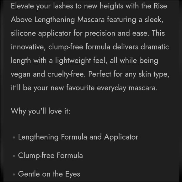 FLOSS BEAUTY RISE ABOVE LENGTHENING MASCARA - Picture 5 of 10